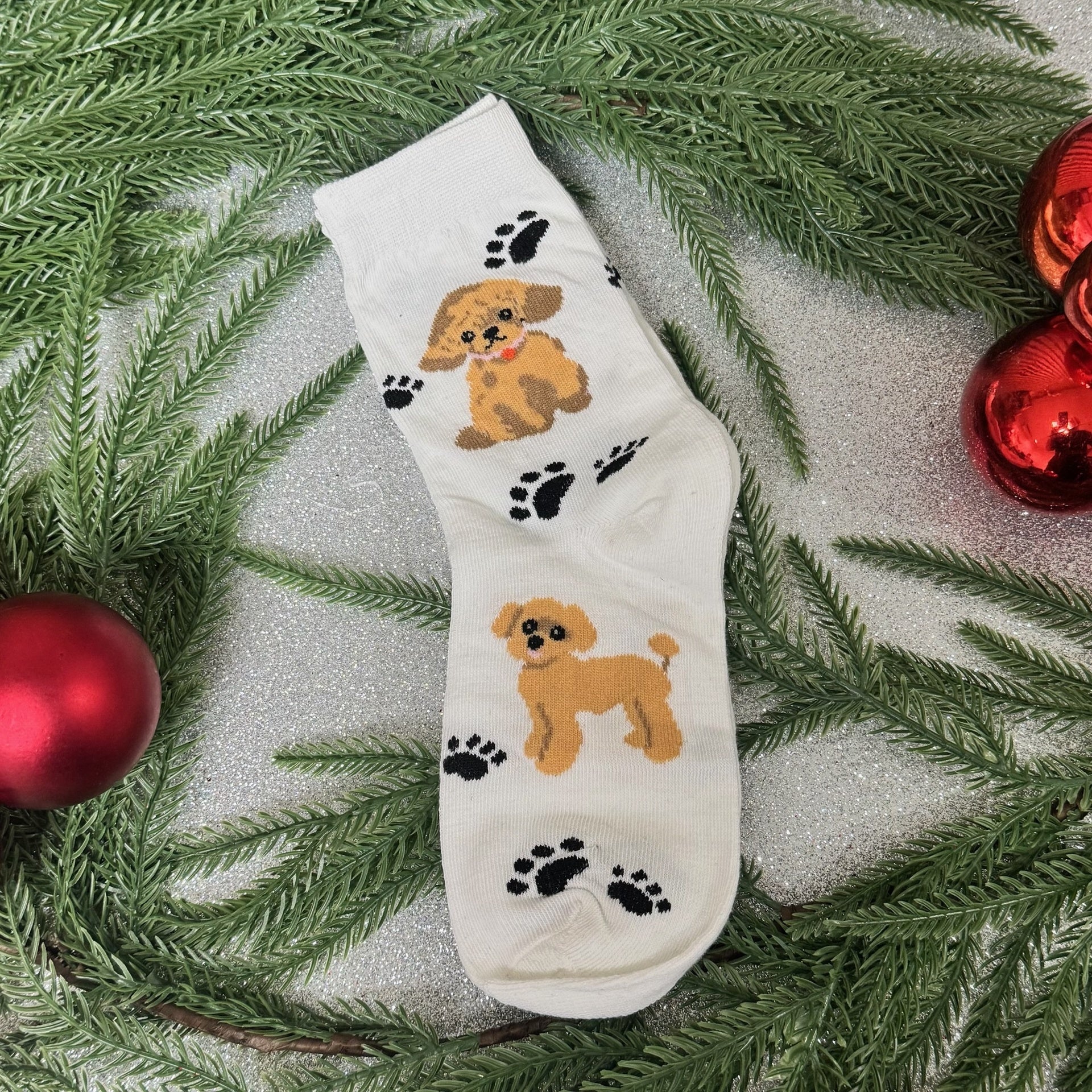 Calcetines Perritos - Color Platino