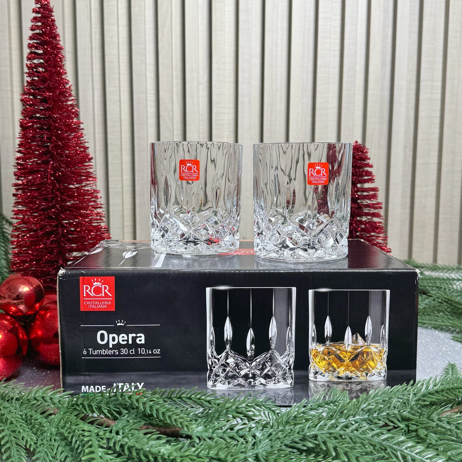 Set 6 Vasos Whisky RCR