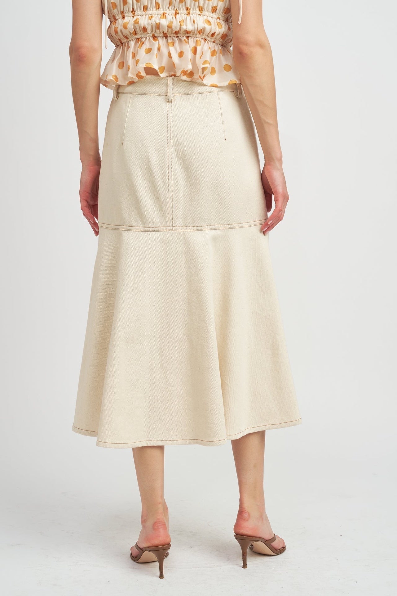 Falda Dafne - Color Platino