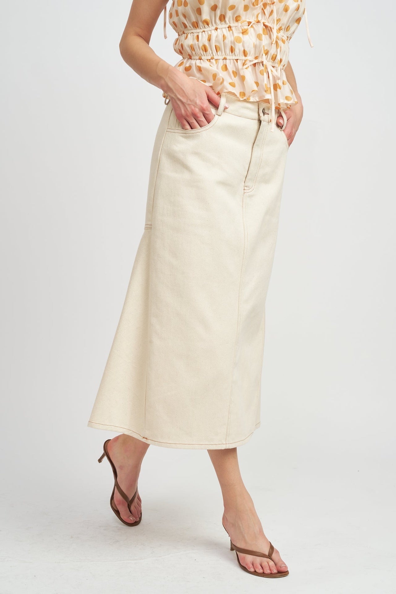 Falda Dafne - Color Platino