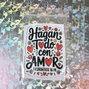 Sticker Biblicos - Color Platino