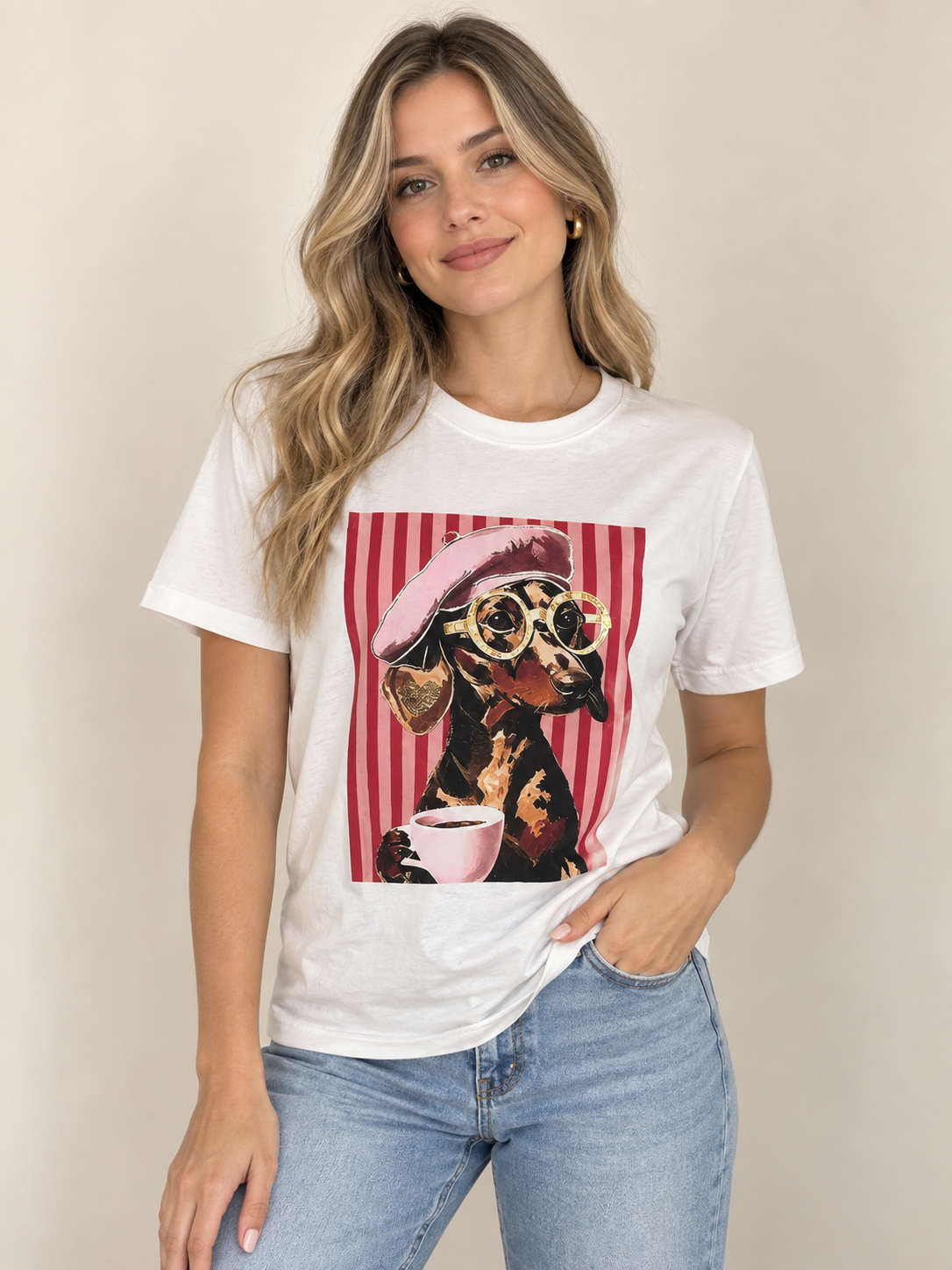 Camiseta Perrito Café