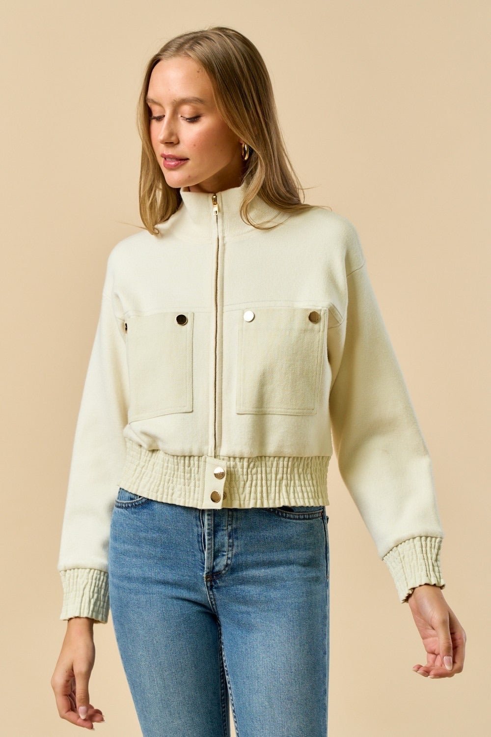 Jacket Afrah - Color Platino