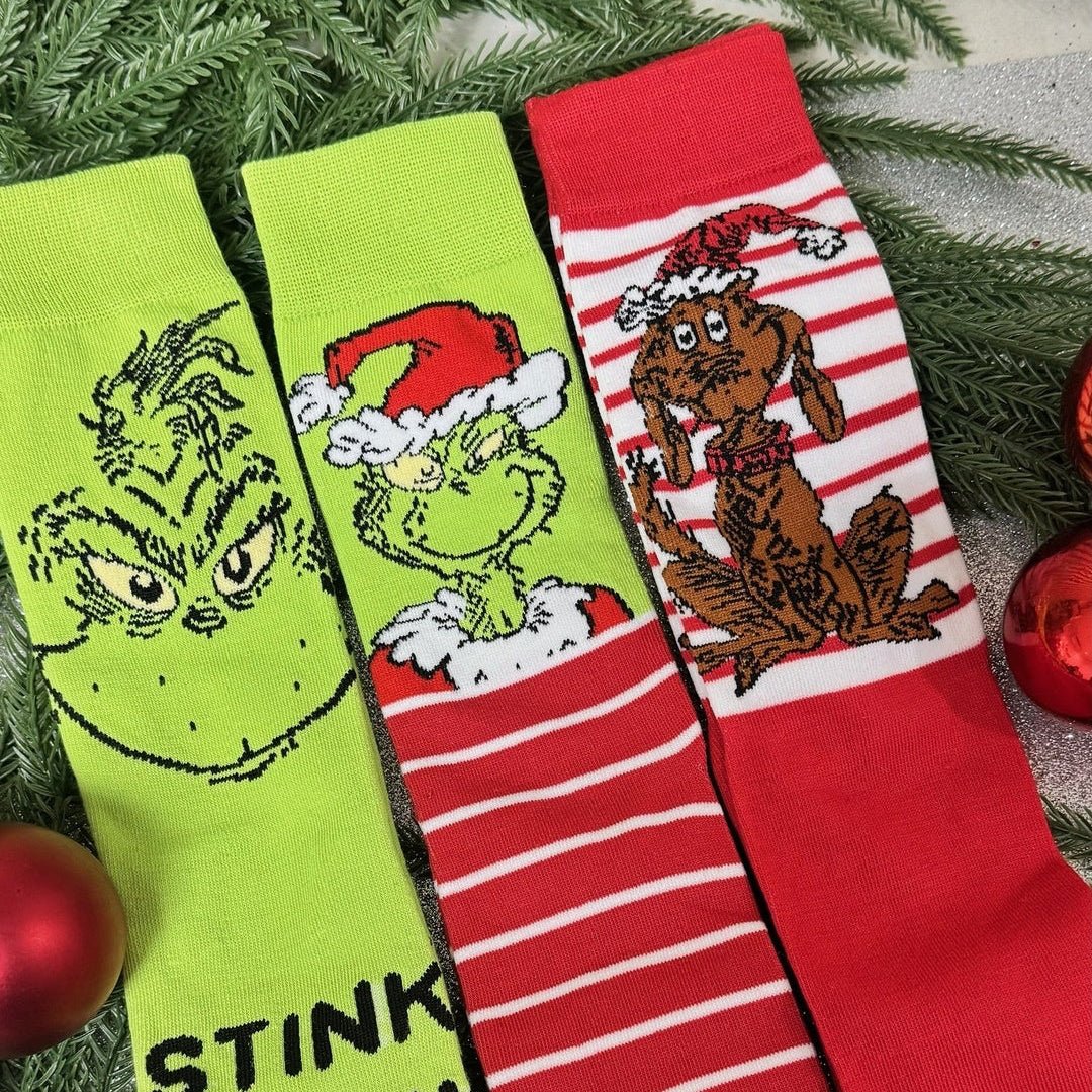 Calcetines Grinch - Color Platino