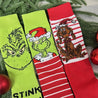 Calcetines Grinch - Color Platino