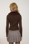 Cardigan Sweater Ercilia - Color Platino