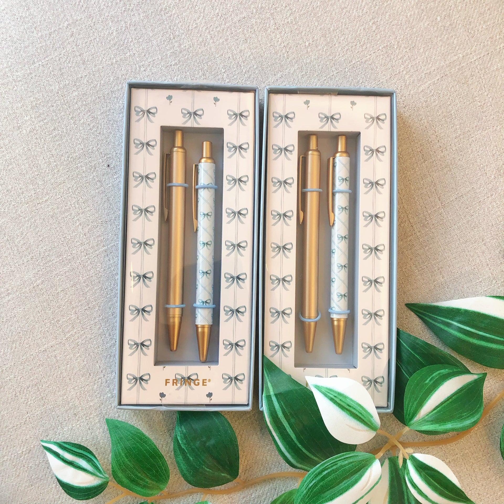 Set Plumas Fringe - Color Platino