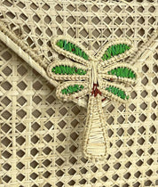 Cartera Palma de Iraca - Color Platino