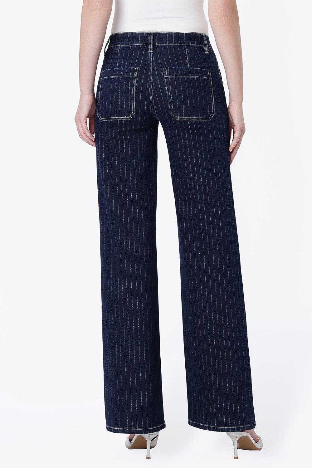 Jeans Mide Rise Wide