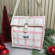 Lonchera Ollie Cuadros Rosados