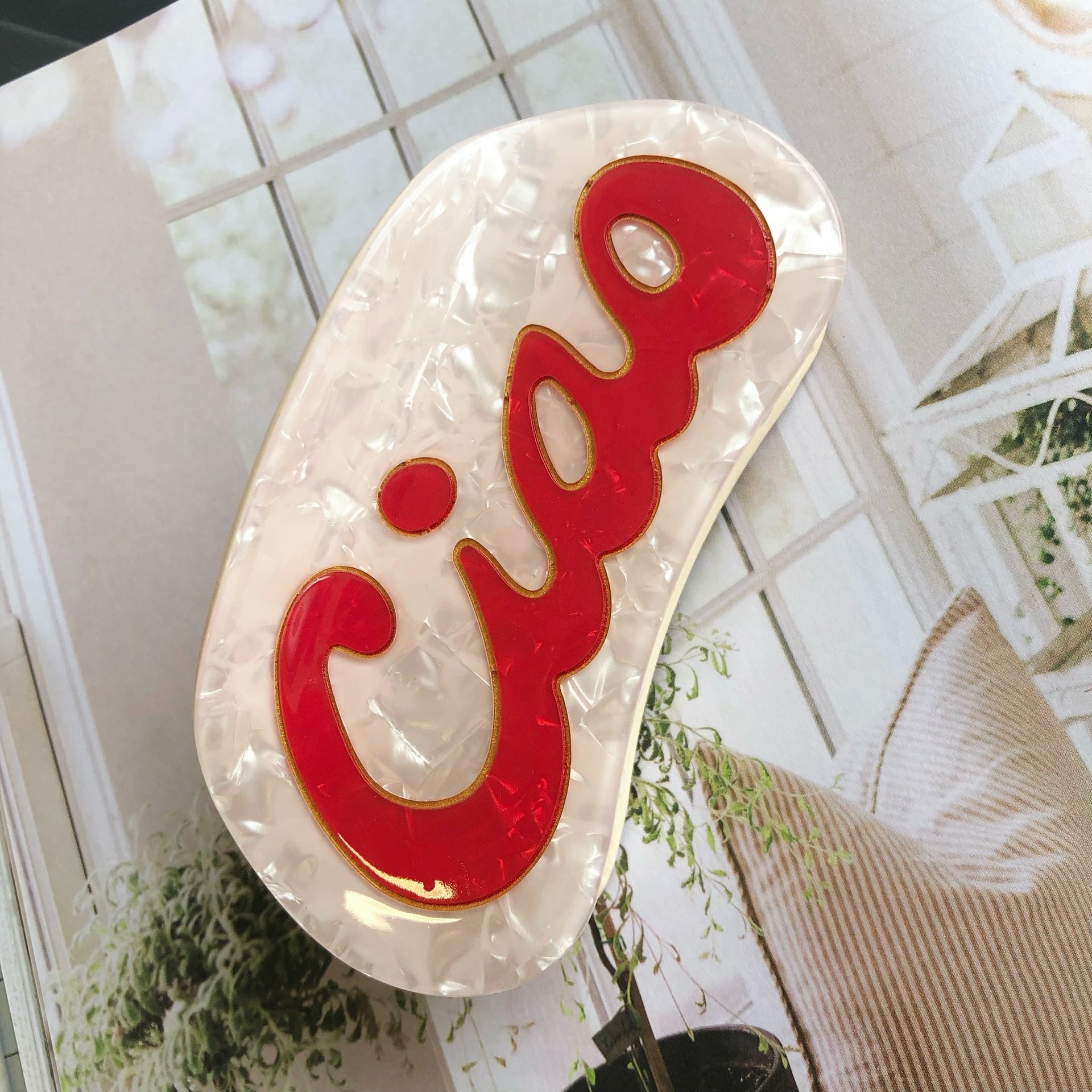 Gancho Fluty - Color Platino