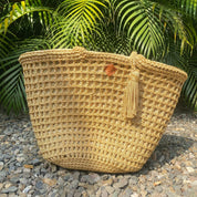 Bolso Playa Dessin - Color Platino