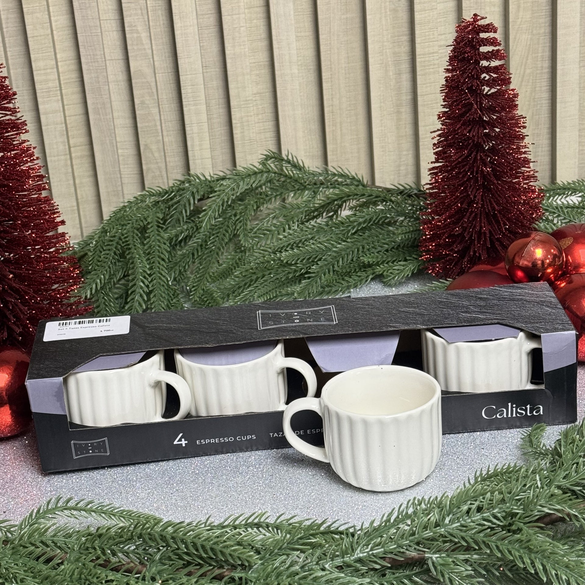 Set 4 Tazas Espresso Calista