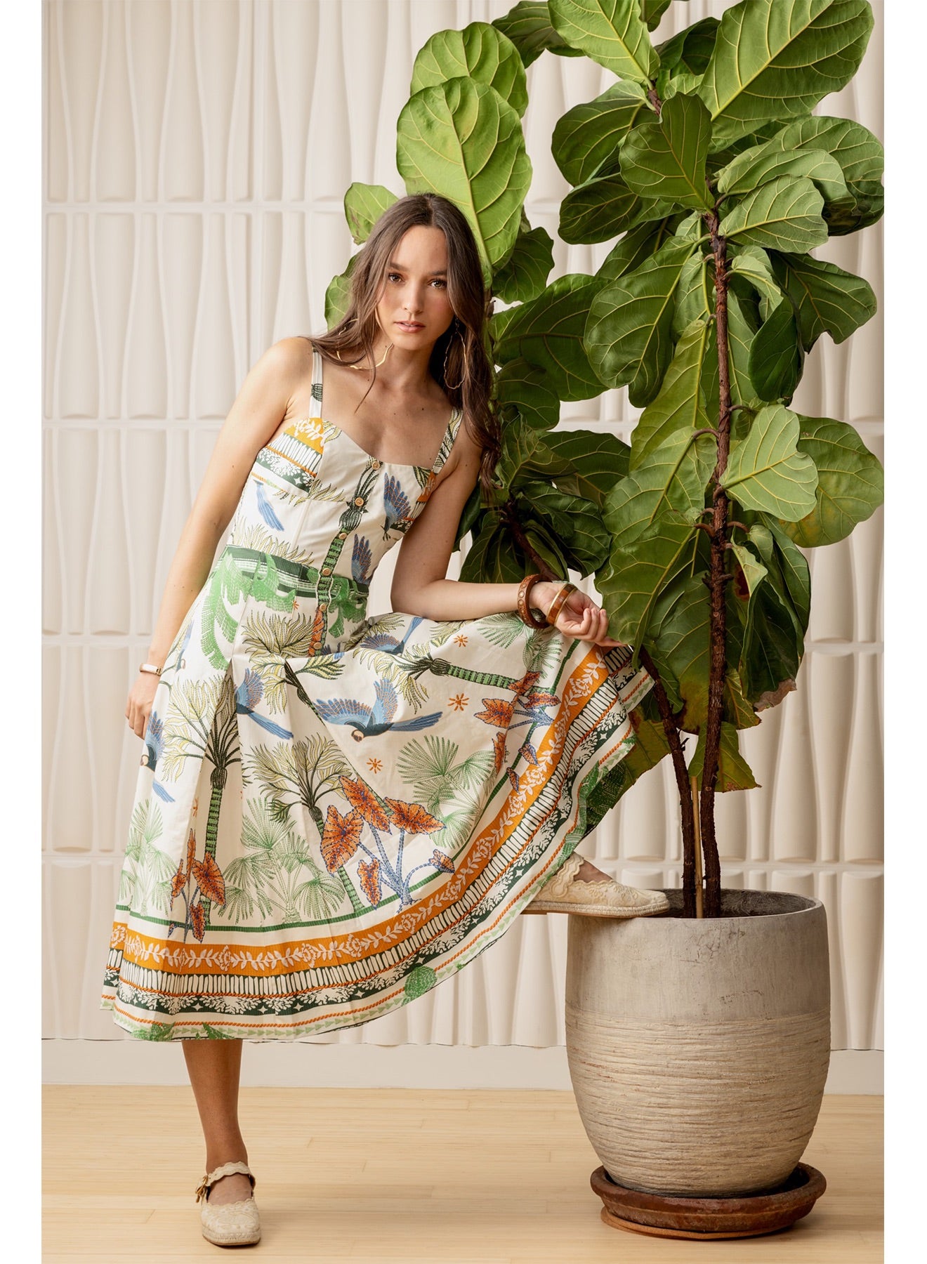 Vestido Parbi - Color Platino