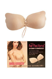 Lace-Up Adhesive Bra