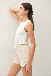 Short Isel - Color Platino