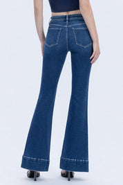 Jeans High Rise Luminous - Color Platino