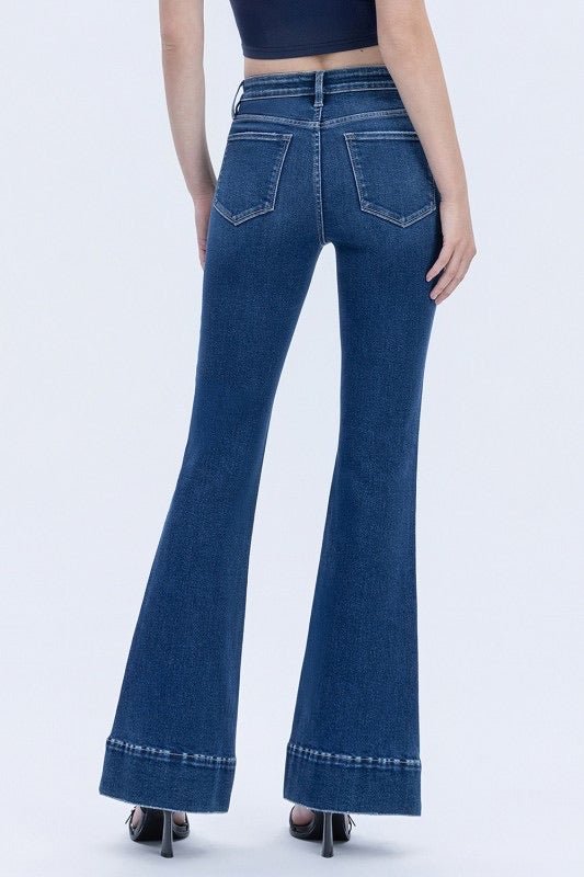 Jeans High Rise Luminous - Color Platino