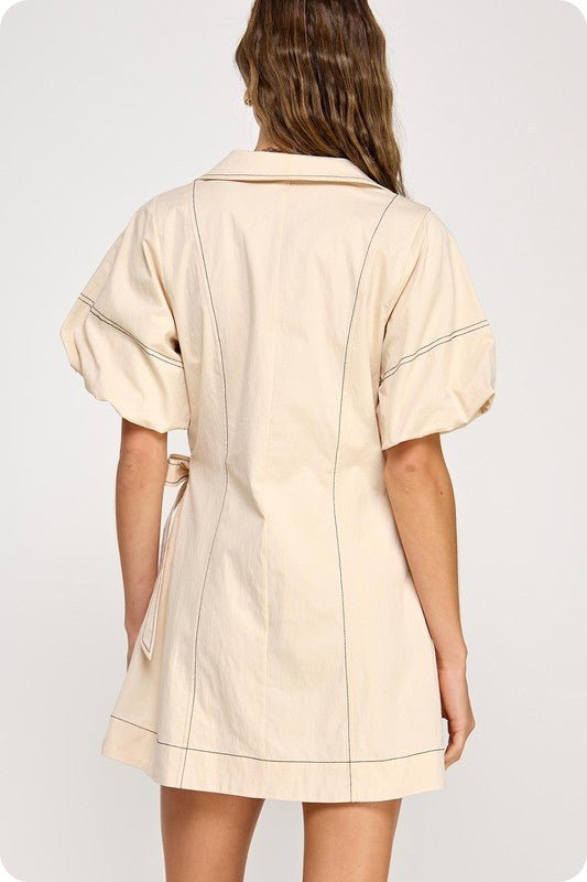 Vestido Ana Maria - Color Platino