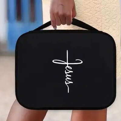 Cobertor de Biblia Jesús - Color Platino