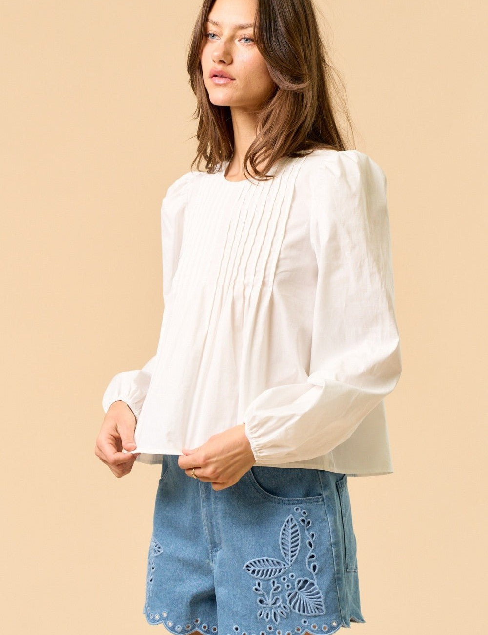 Blusa Remi - Color Platino