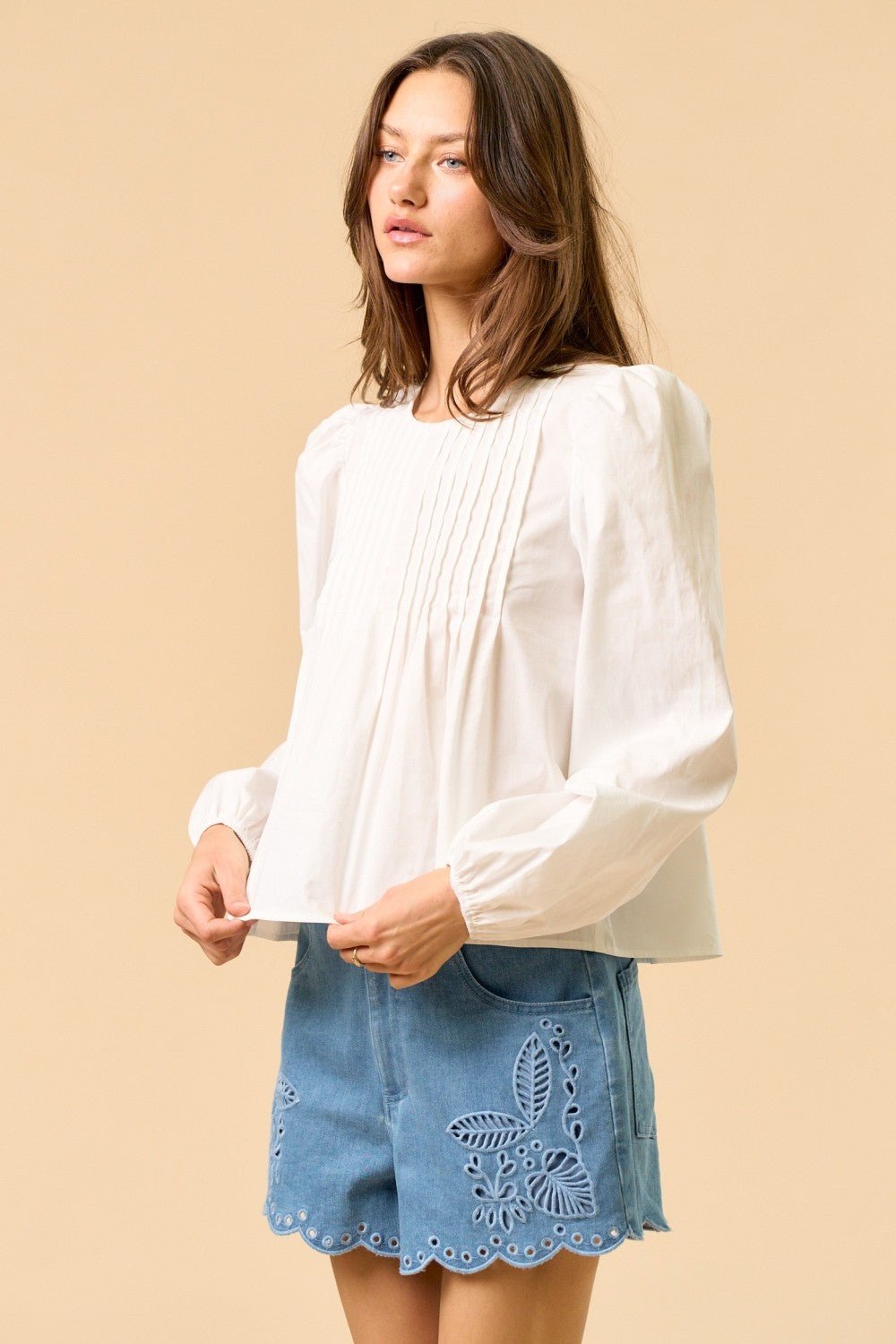 Blusa Remi - Color Platino