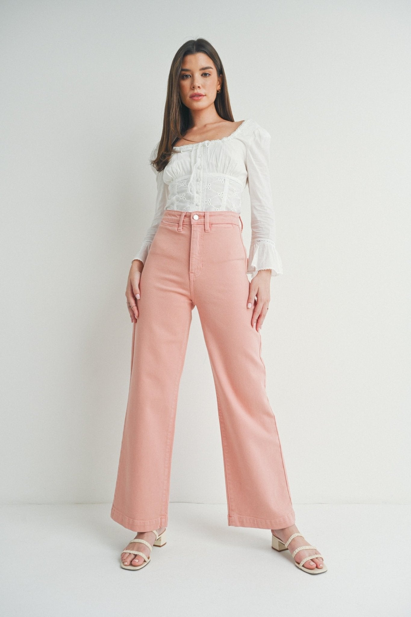 Jeans Welt Pocket - Color Platino