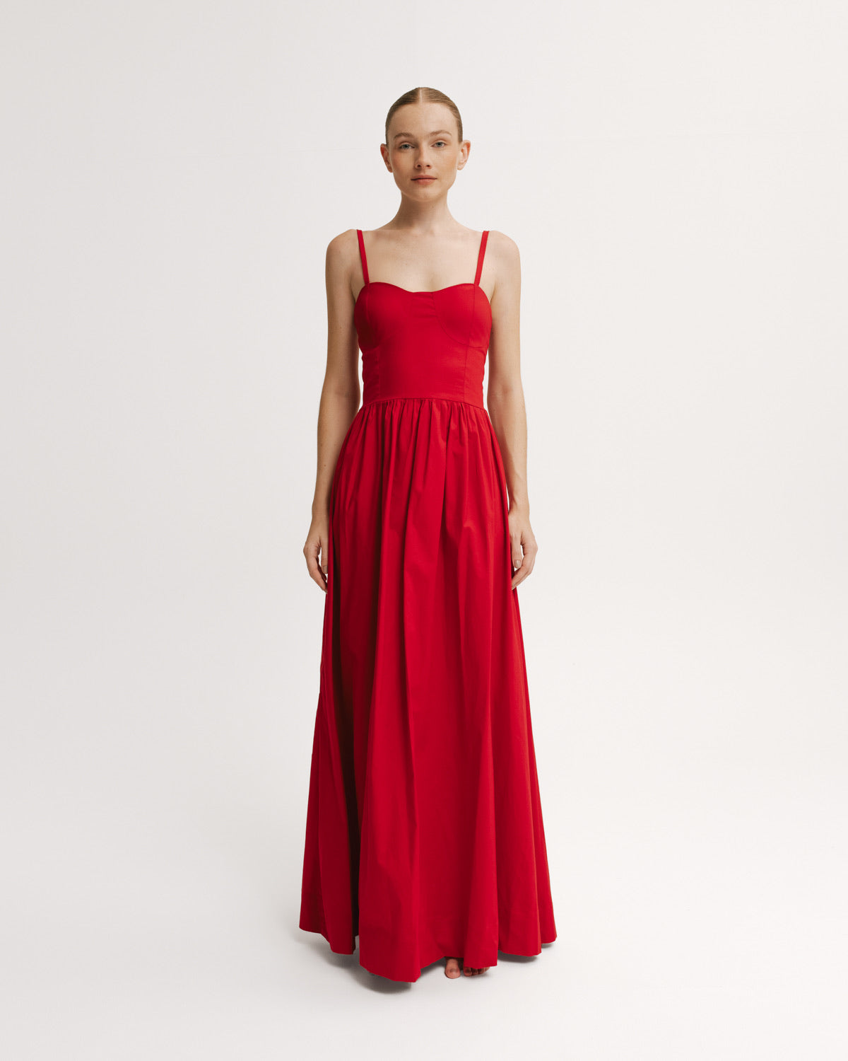 Vestido Sarah Escarlata