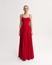 Vestido Sarah Escarlata