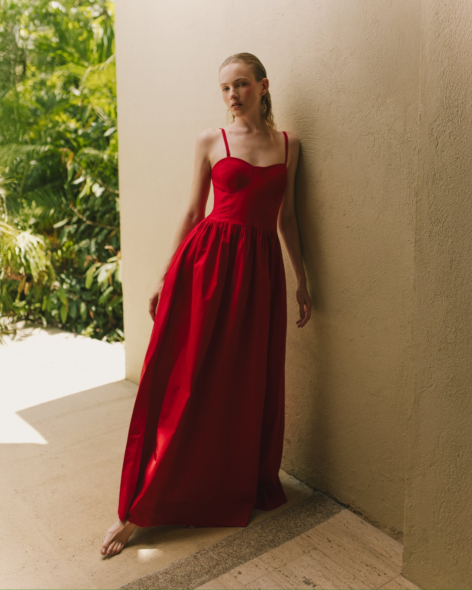 Vestido Sarah Escarlata