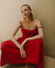 Vestido Sarah Escarlata