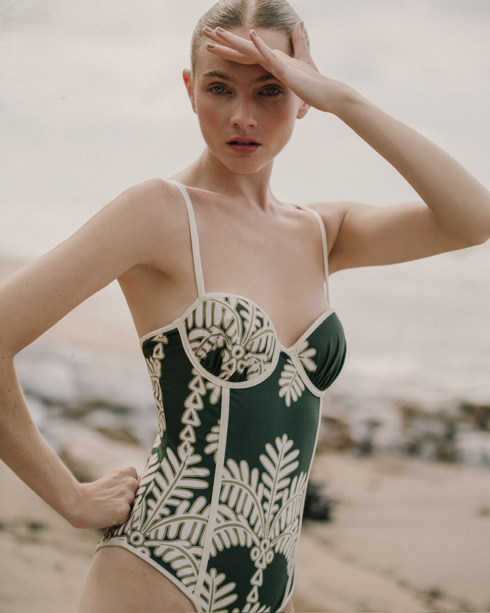 Traje de Baño Faith Palmeira