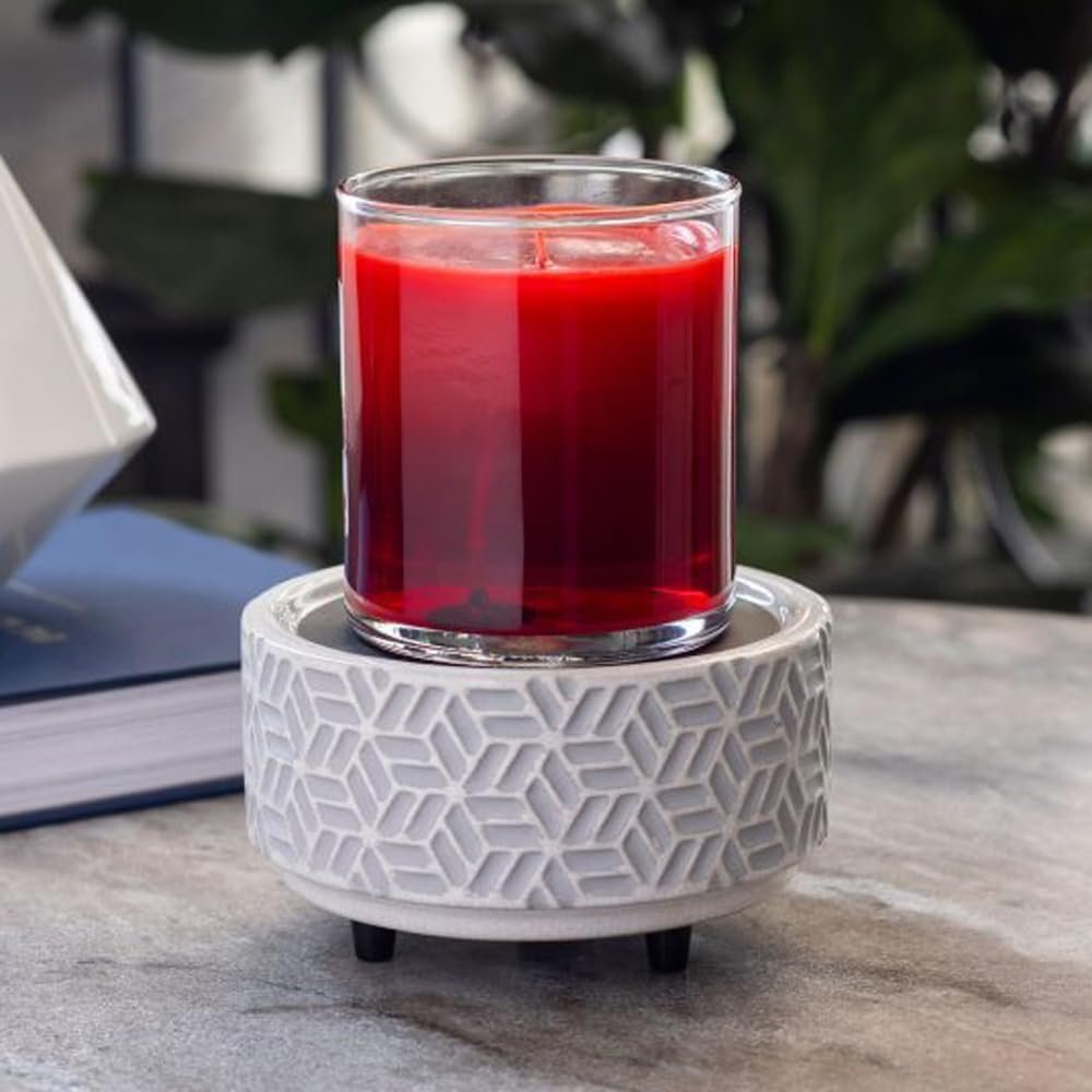 Calentador Stone Hexagon - Color Platino