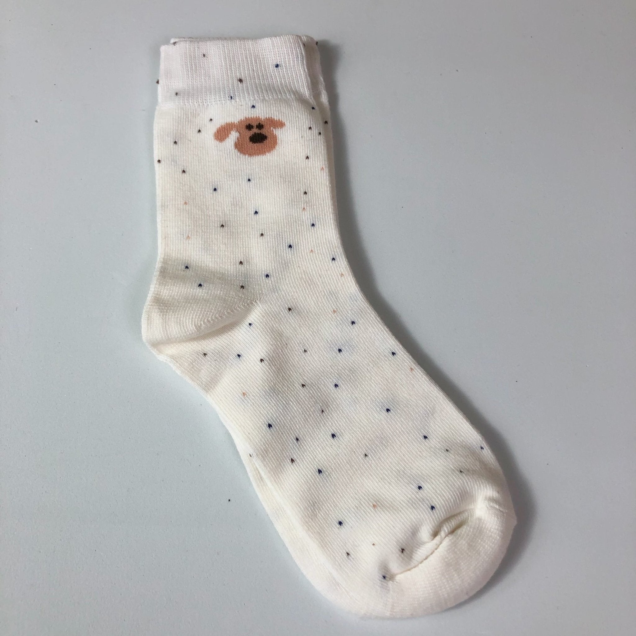 Calcetines Figura Perrito - Color Platino