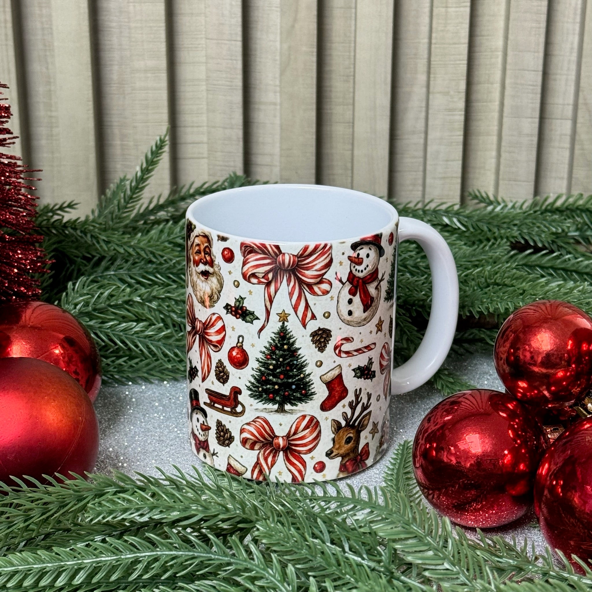 Tazas Navideñas - Color Platino