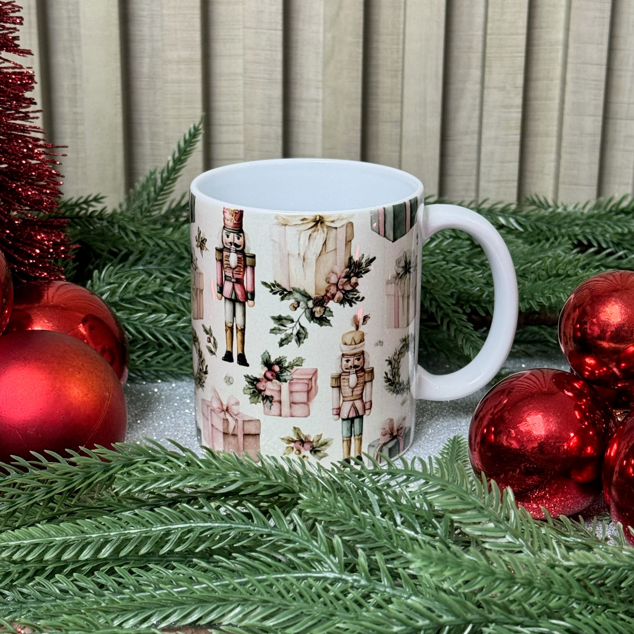 Tazas Navideñas - Color Platino