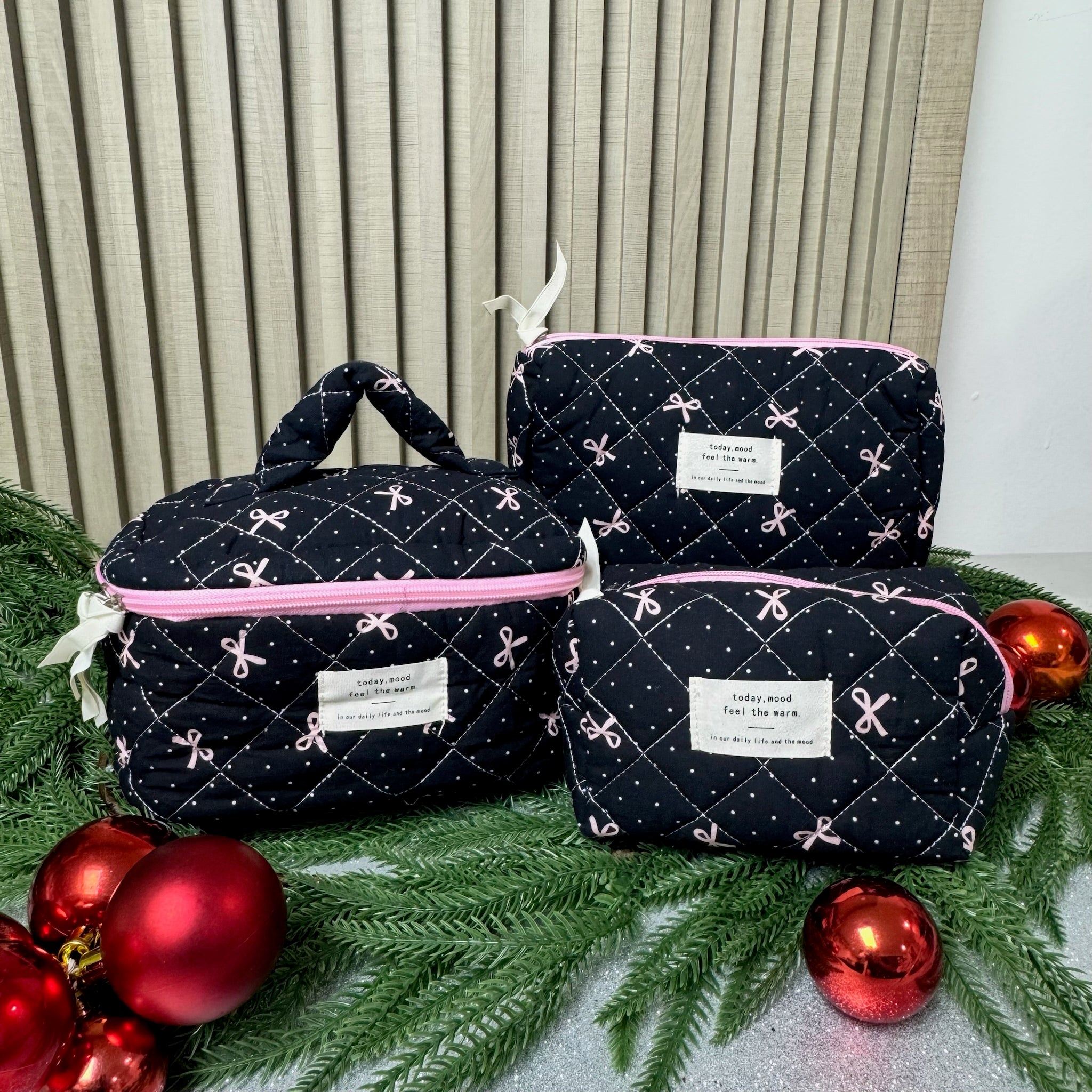 Set de 3 Cosmetiquera Wilma - Color Platino