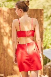 Vestido Cora - Color Platino