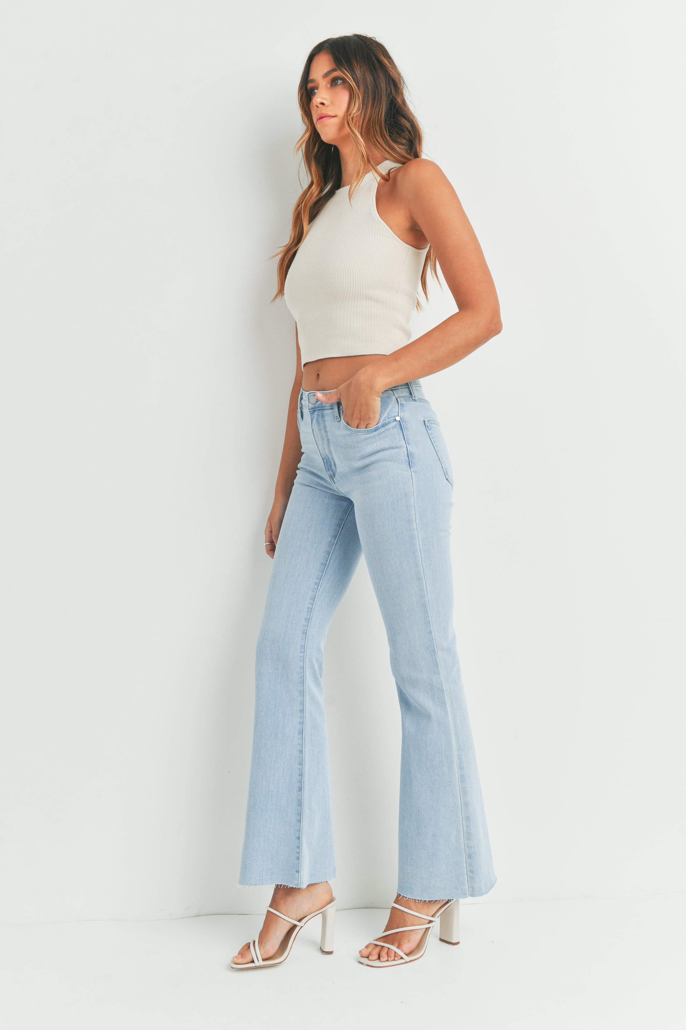Jeans Hr Cut Flare