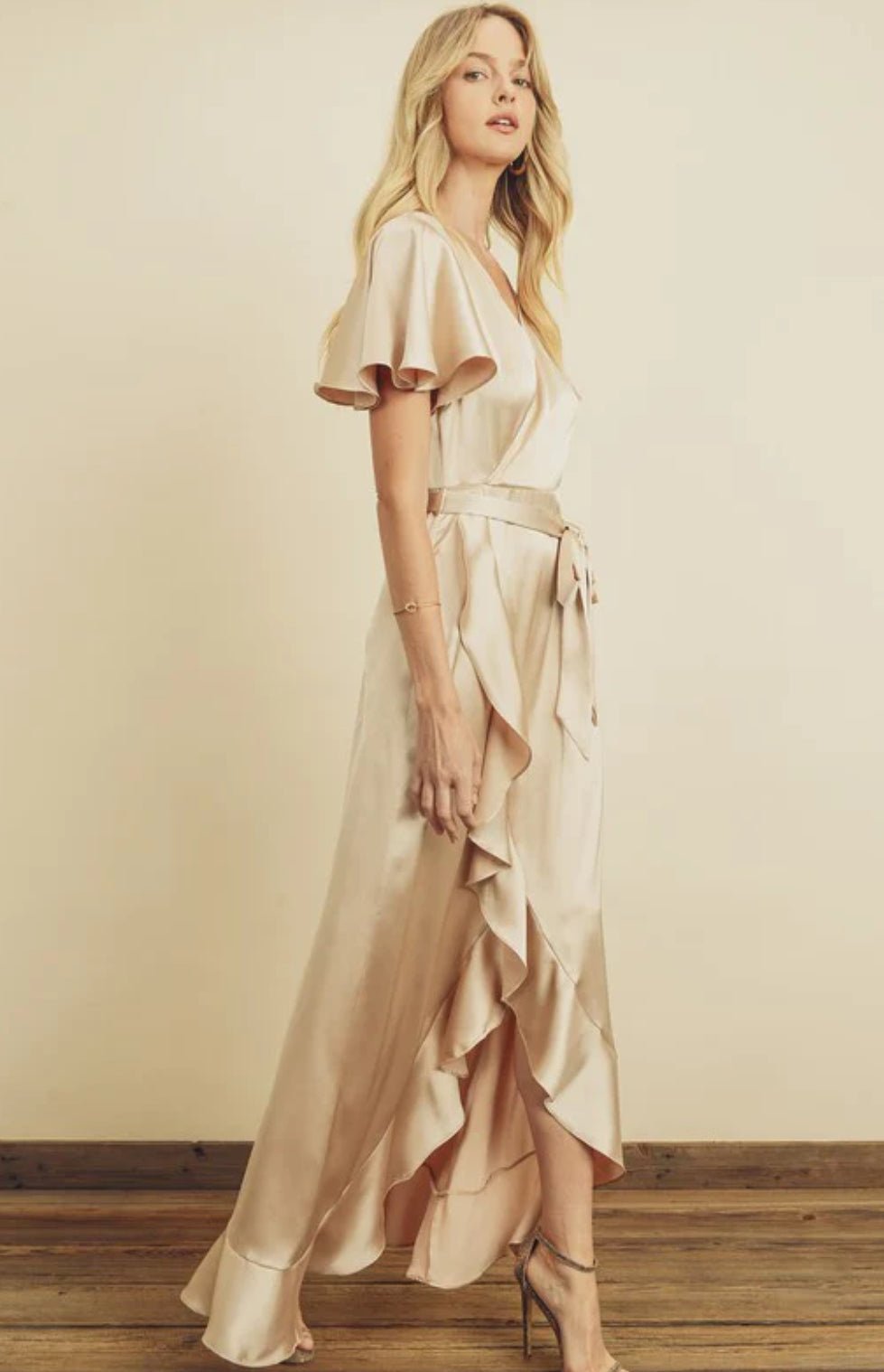 Vestido Nayla - Color Platino