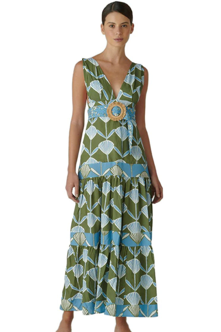 Salida de baño Vestido Castalia - Color Platino