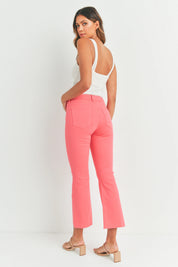 Jeans Tonal Flare - Color Platino