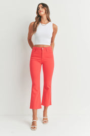 Jeans Tonal Flare - Color Platino