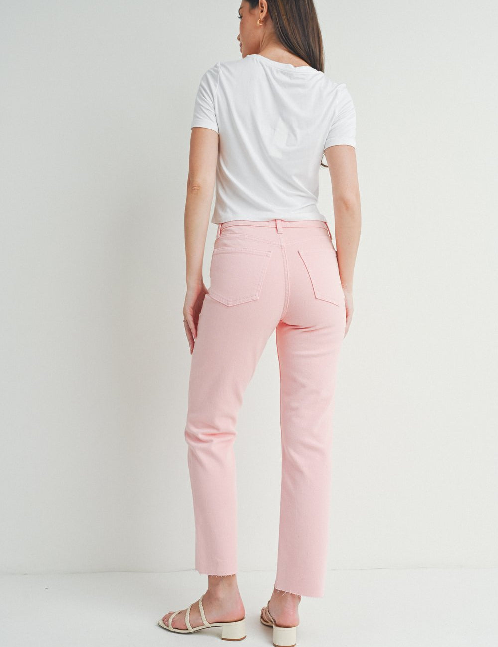Jeans Cut - Off Cropped - Color Platino