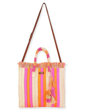 Bolso Peta 3 Pompon - Color Platino