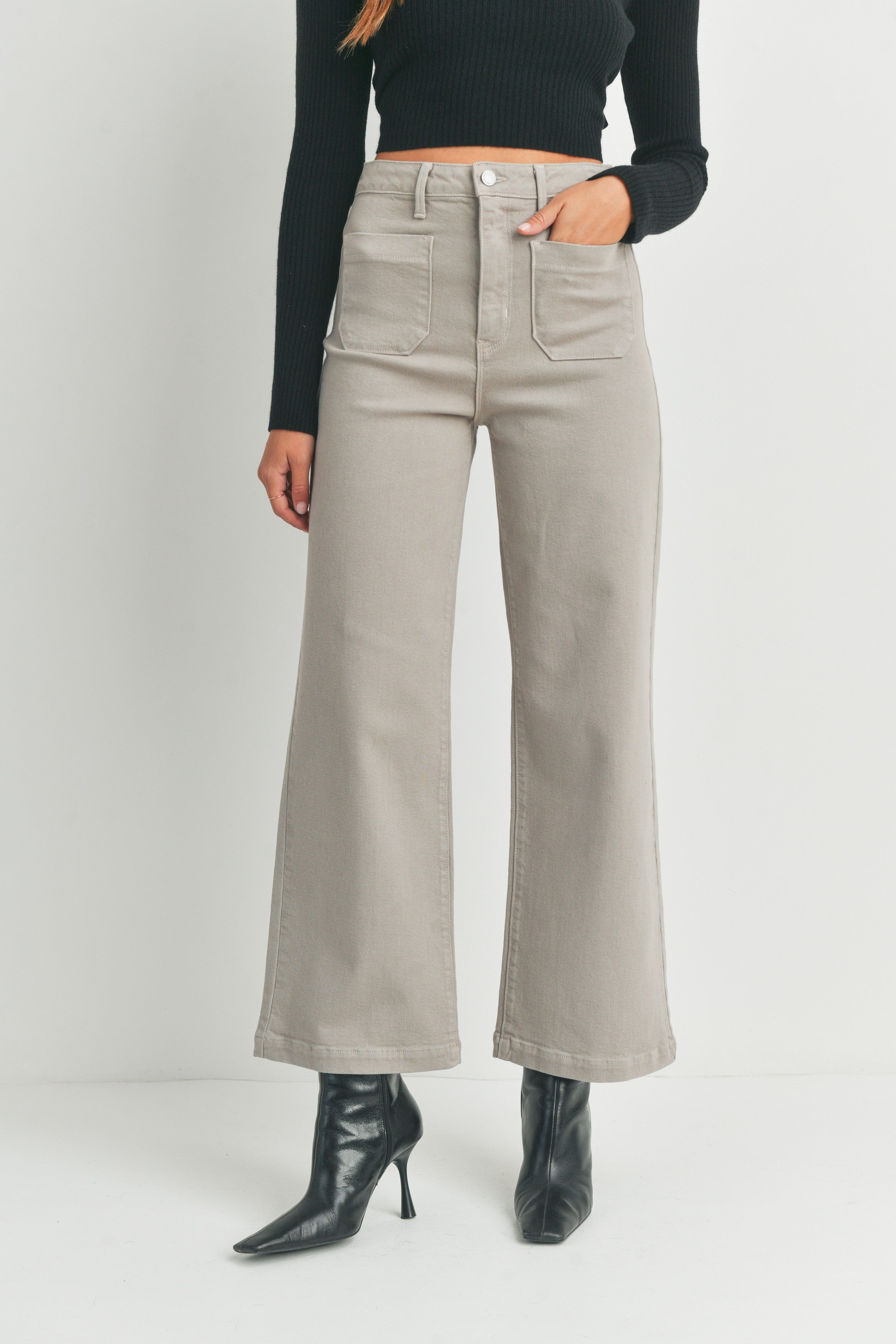 Jeans Patch Pocket Wide