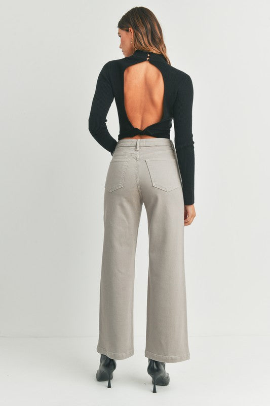 Jeans Patch Pocket Wide