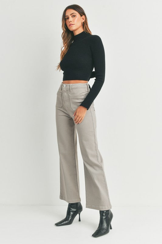 Jeans Patch Pocket Wide