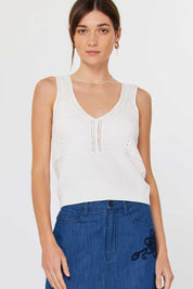 Top Karima - Color Platino