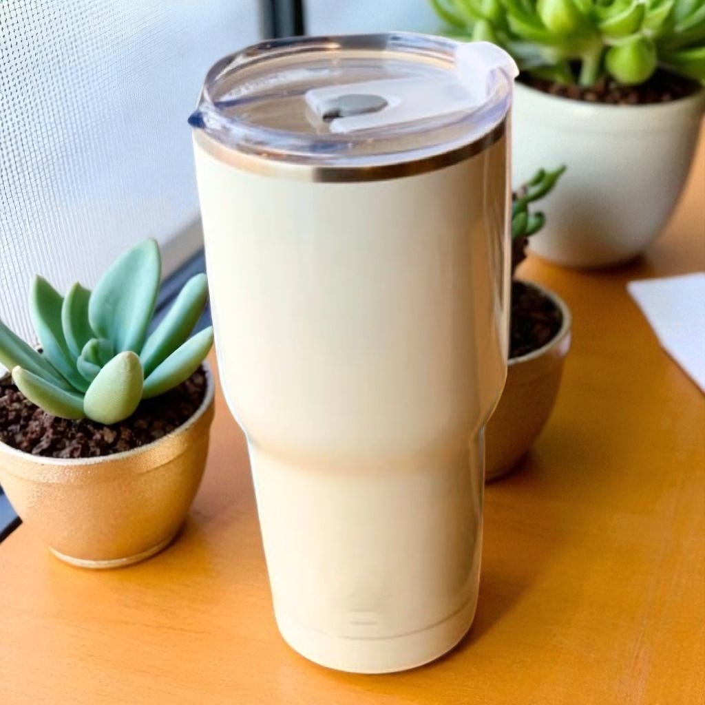 Termo Tumbler Betty 30oz - Color Platino